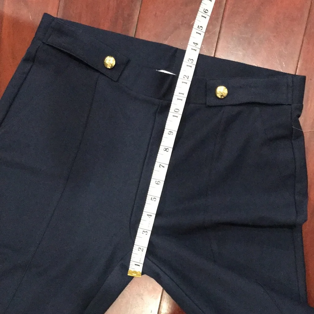 MICHAEL Michael Kors Women Pants Size L Midnight Blue - Picture 12 of 12